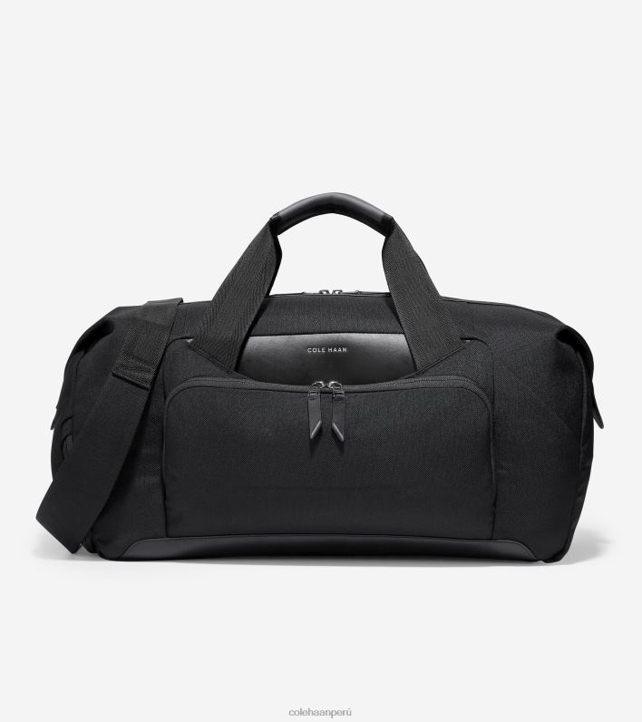 hombres negro Cole Haan superar la bolsa de lona accesorios 8FVV554