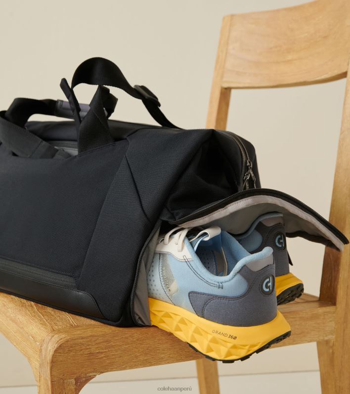 hombres negro Cole Haan superar la bolsa de lona accesorios 8FVV554