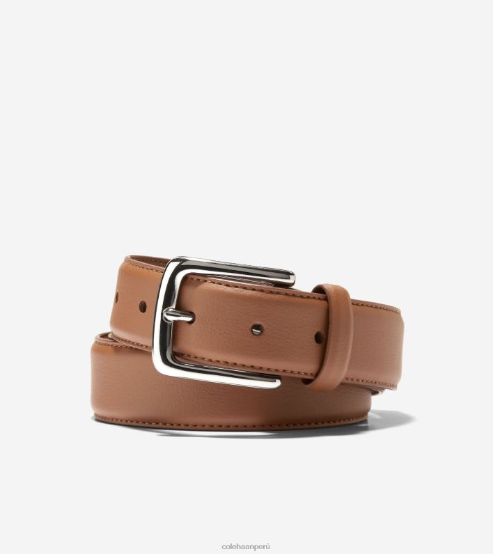 hombres bronceado británico Cole Haan cinturón de vestir de cactus de 32 mm accesorios 8FVV562