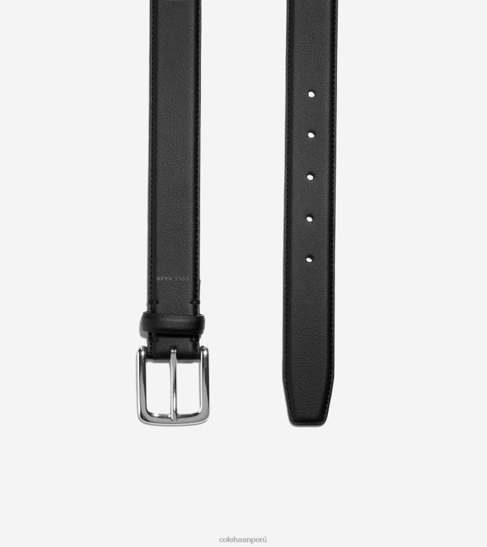 hombres negro Cole Haan cinturón de vestir de cactus de 32 mm accesorios 8FVV563