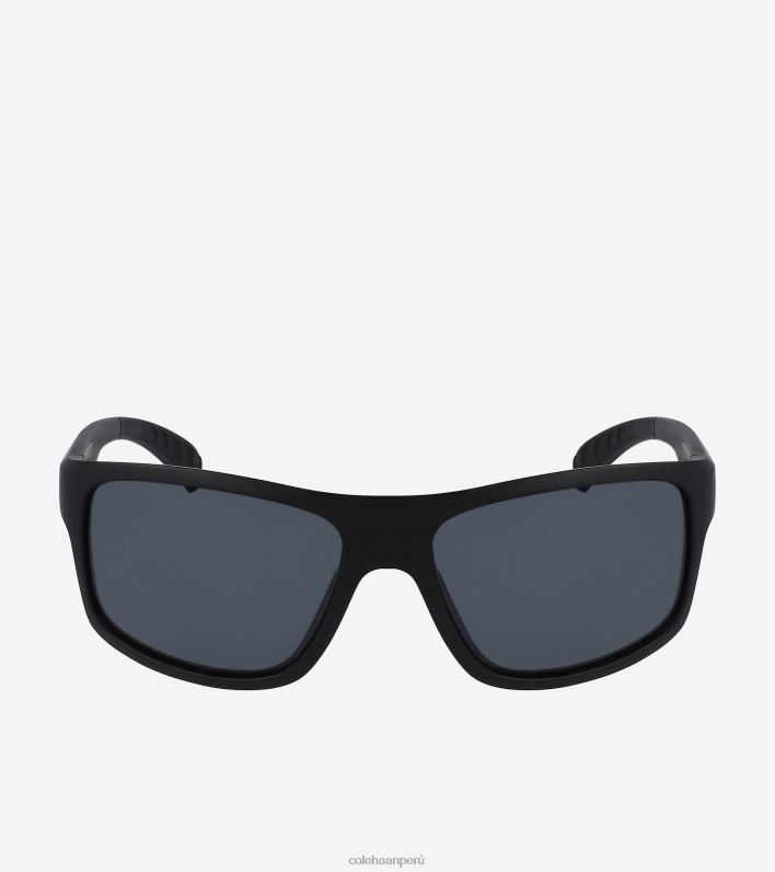hombres negro Cole Haan gafas de sol cuadradas deportivas accesorios 8FVV584