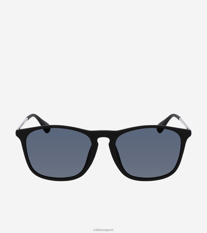 hombres negro Cole Haan gafas de sol cuadradas retro accesorios 8FVV582