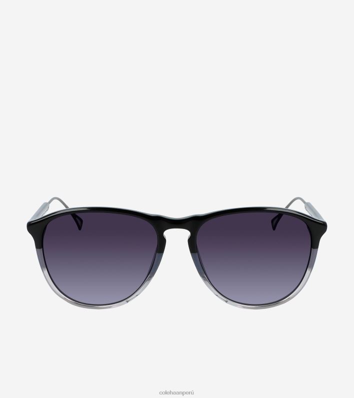 hombres negro Cole Haan gafas de sol retro ovaladas accesorios 8FVV533