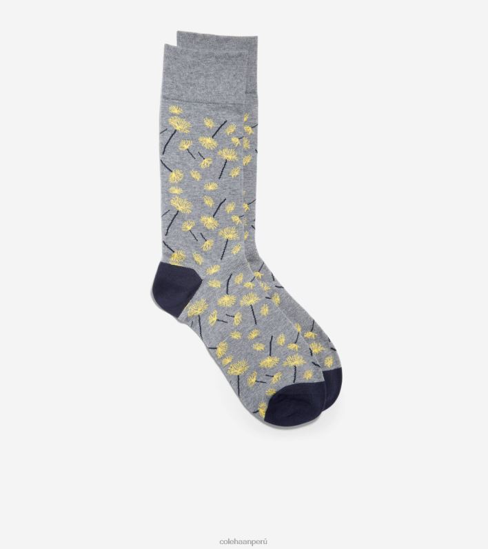hombres brezo gris medio Cole Haan calcetín con diseño de diente de león accesorios 8FVV587