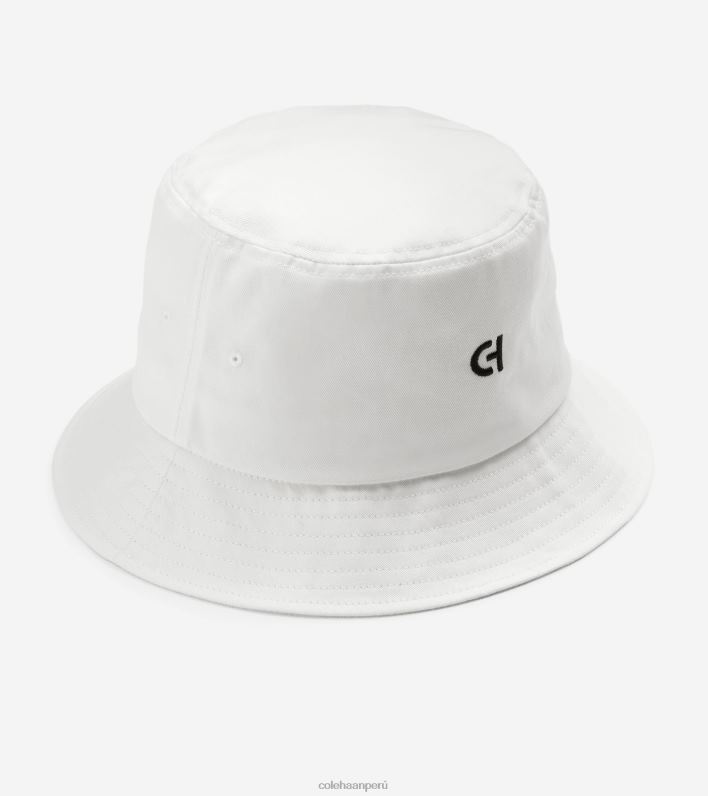 hombres Blanco óptico Cole Haan sombrero de pescador de algodón accesorios 8FVV501