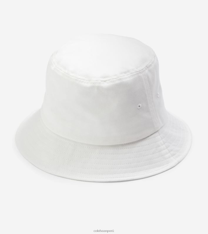 hombres Blanco óptico Cole Haan sombrero de pescador de algodón accesorios 8FVV501