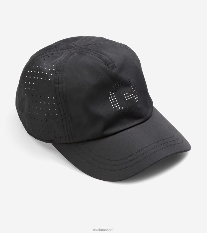 hombres negro Cole Haan gorra de béisbol con logo bordado accesorios 8FVV579