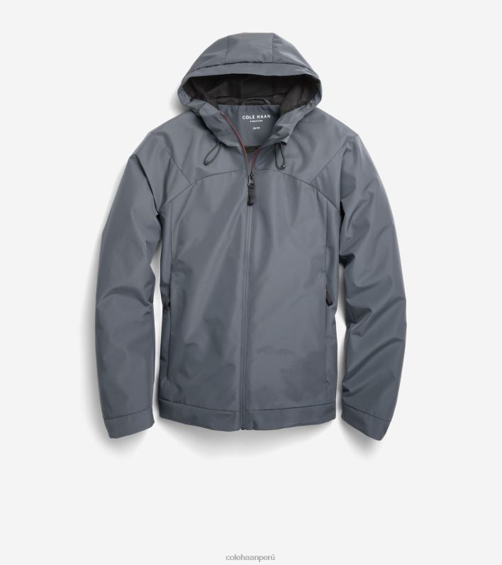 hombres gris Cole Haan chaqueta para correr ropa 8FVV559