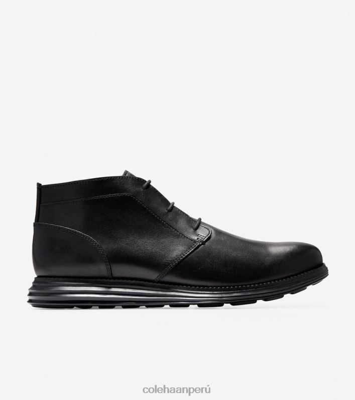 hombres negro Cole Haan botas chukka originales calzado 8FVV466