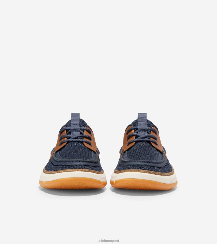 hombres blazer azul marino-británico tan-marfil Cole Haan 4.zapato náutico de regata zerogrand calzado 8FVV257