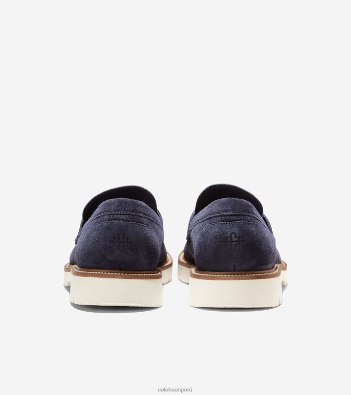 hombres blazer azul marino-garceta Cole Haan mocasines clásicos americanos con borlas calzado 8FVV451