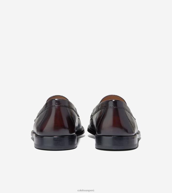 hombres borgoña Cole Haan mocasines con borlas calzado 8FVV477