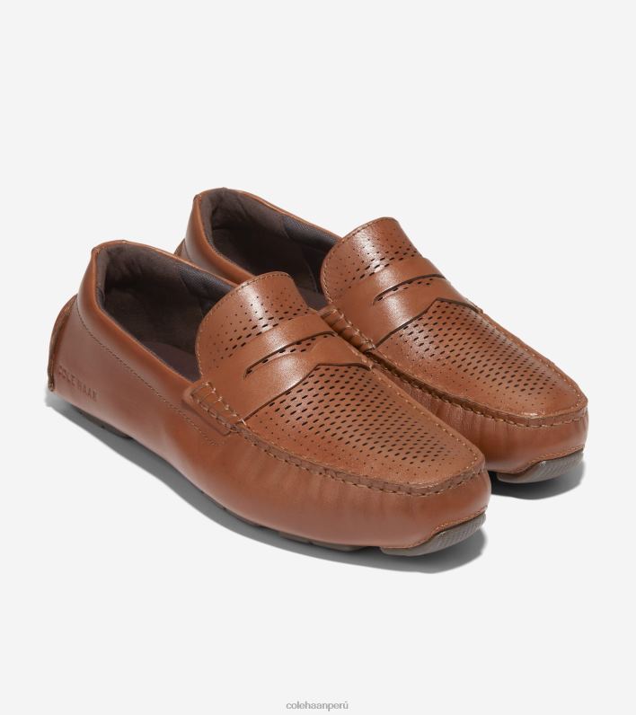 hombres bronceado británico-java Cole Haan gran controlador de centavo láser calzado 8FVV297