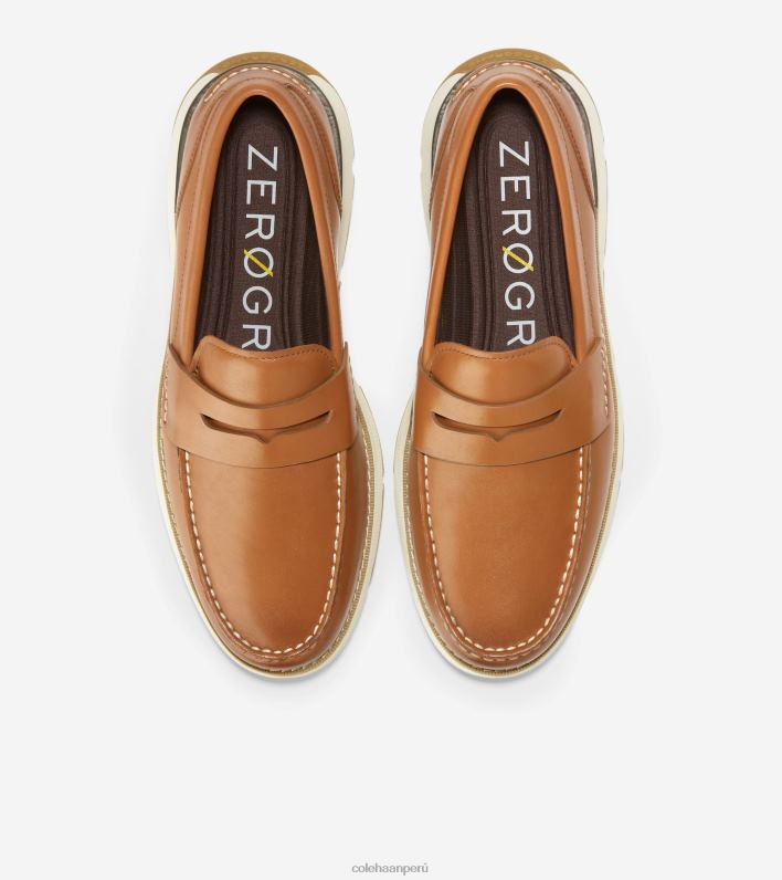hombres bronceado británico-marfil Cole Haan 4. mocasín zerogrand calzado 8FVV454