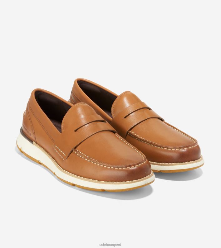 hombres bronceado británico-marfil Cole Haan 4. mocasín zerogrand calzado 8FVV454