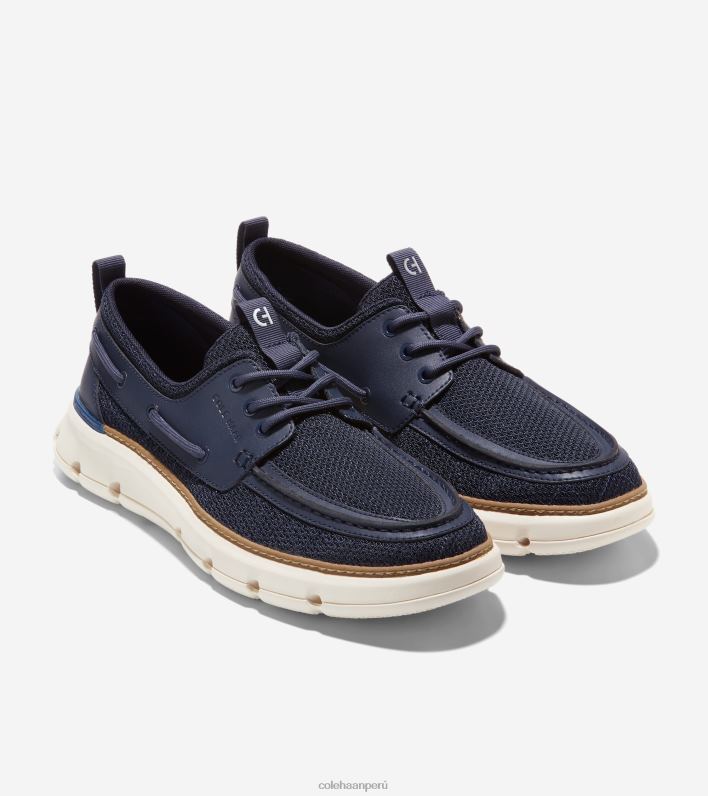 hombres chaqueta azul marino Cole Haan 4.zapato náutico de regata zerogrand calzado 8FVV259
