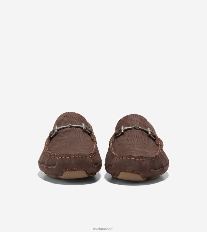 hombres chicle de chocolate oscuro Cole Haan controlador de bits Wyatt calzado 8FVV357
