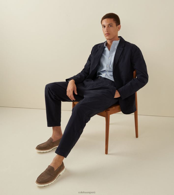 hombres garceta nubuck trufada Cole Haan mocasines clásicos americanos calzado 8FVV377