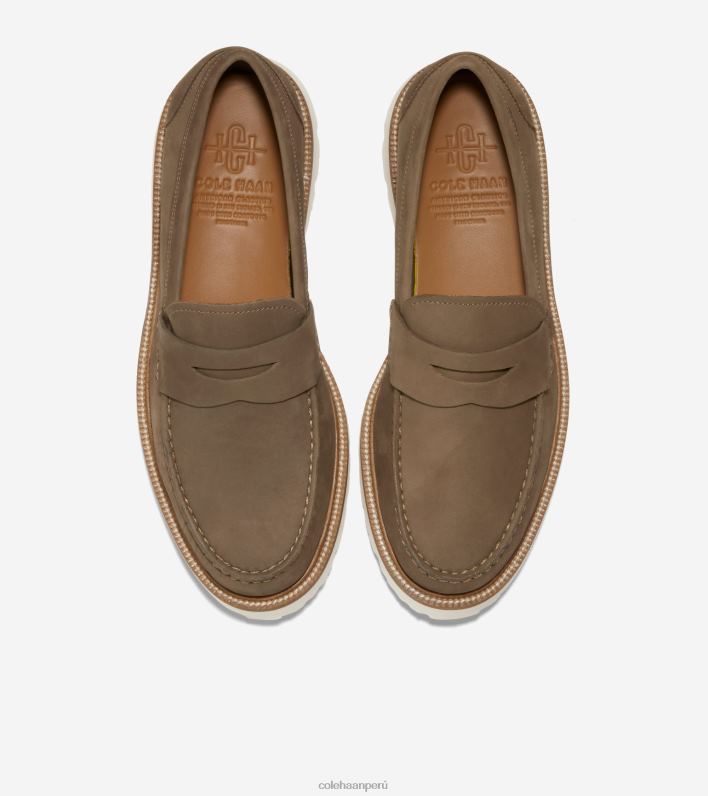 hombres garceta nubuck trufada Cole Haan mocasines clásicos americanos calzado 8FVV377