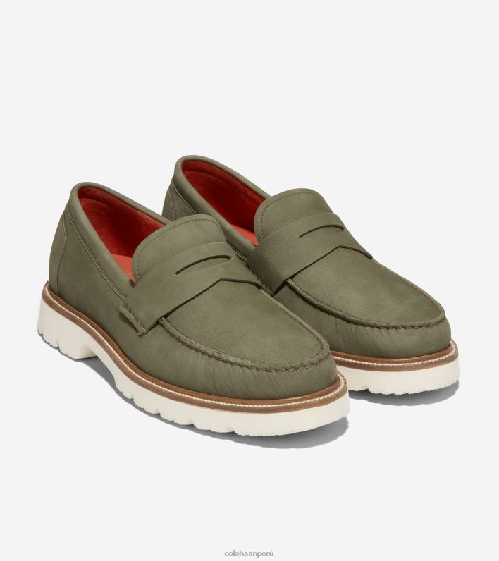hombres garza de hoja de té Cole Haan mocasines clásicos americanos calzado 8FVV374