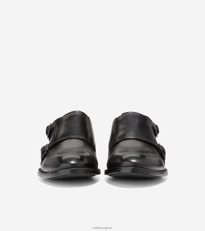 hombres negro Cole Haan correa de monje harrison calzado 8FVV473
