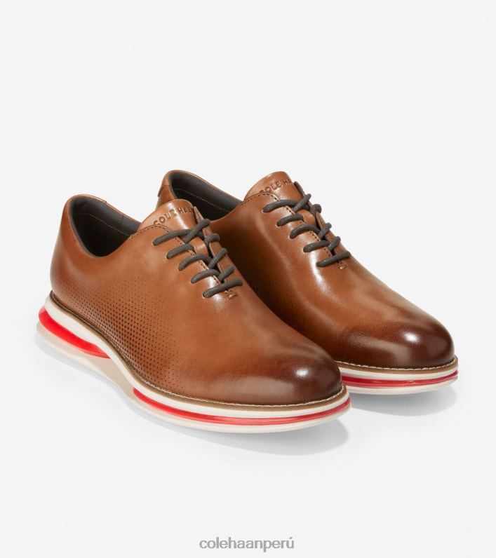 hombres Lava fundida tostada oscura británica Cole Haan oxford gemelo original grand energy calzado 8FVV465