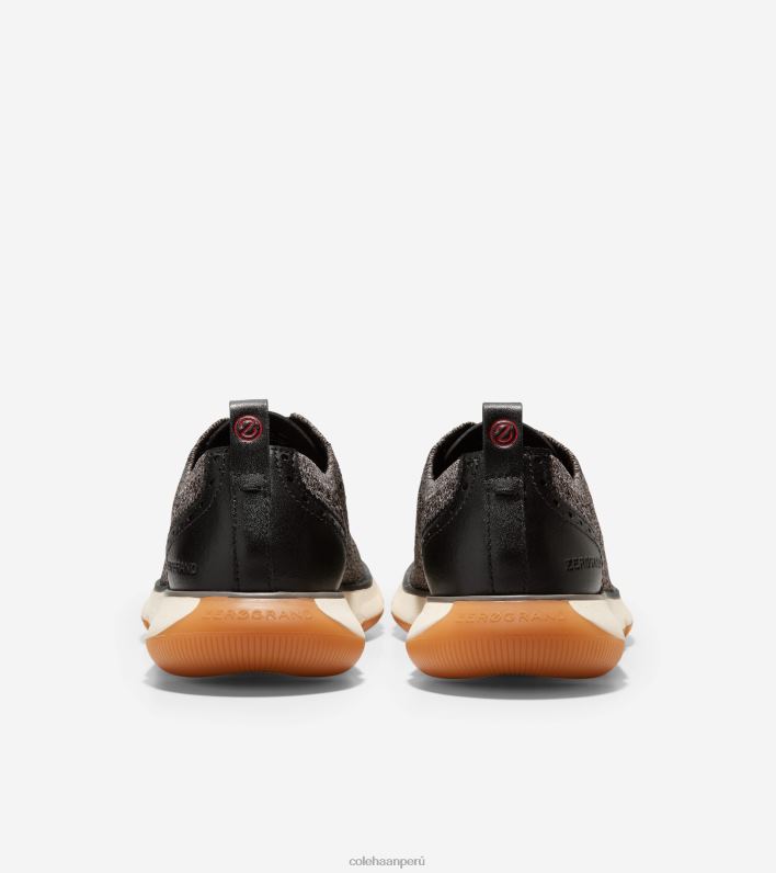 hombres Stitchlite negro-marfil-goma Cole Haan 4.zerogrand oxford calzado 8FVV362