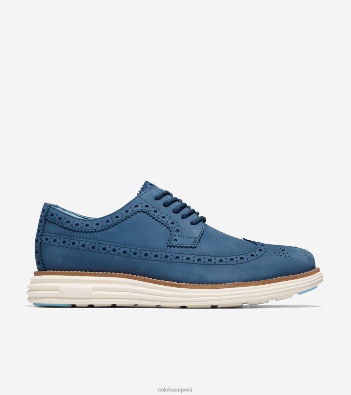 hombres alférez azul-marfil Cole Haan originalgrand remasterizado longwing oxford calzado 8FVV324