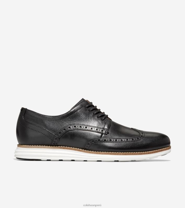 hombres blanco negro Cole Haan oxford de punta de ala grande original calzado 8FVV284