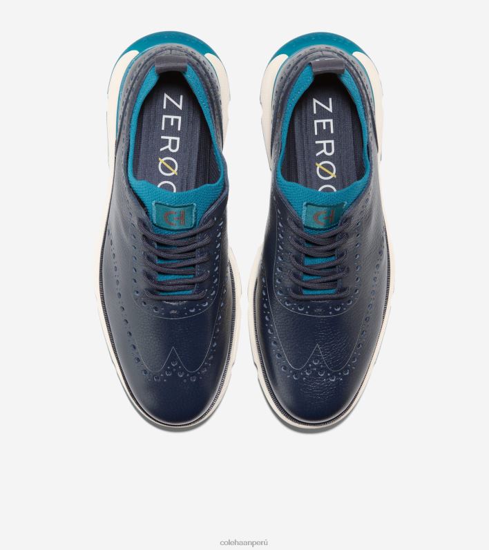 hombres blazer marino-azul marroqui Cole Haan 4.zerogrand punta de ala oxford calzado 8FVV369