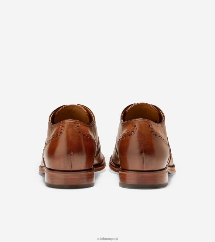 hombres bronceado británico Cole Haan clásicos modernos punta de ala oxford calzado 8FVV431