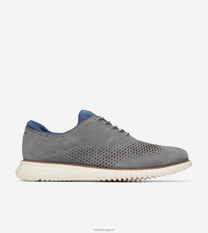 hombres ciudad horizonte-alférez azul-marfil Cole Haan 2. punta de ala láser zerogrand oxford calzado 8FVV268