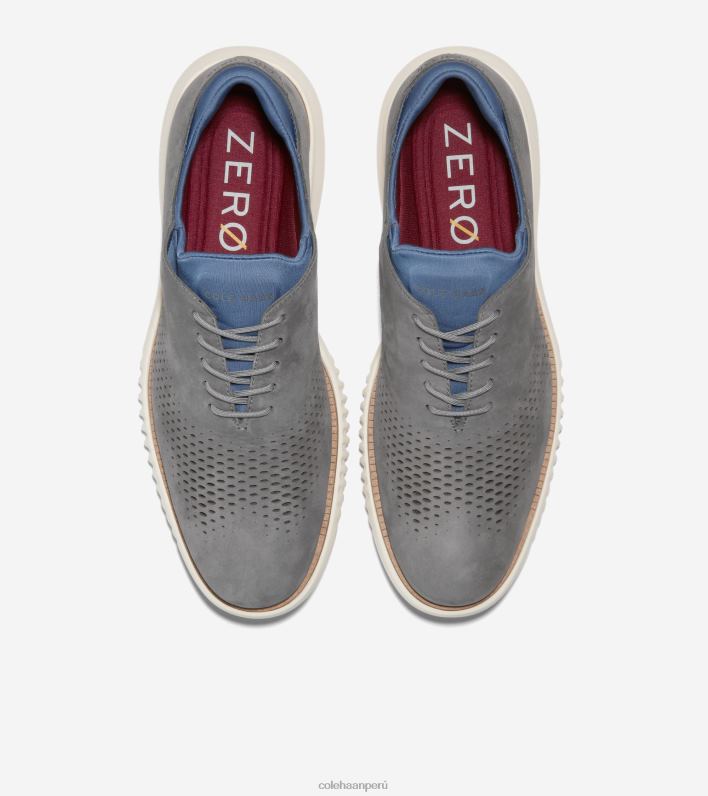hombres ciudad horizonte-alférez azul-marfil Cole Haan 2. punta de ala láser zerogrand oxford calzado 8FVV268