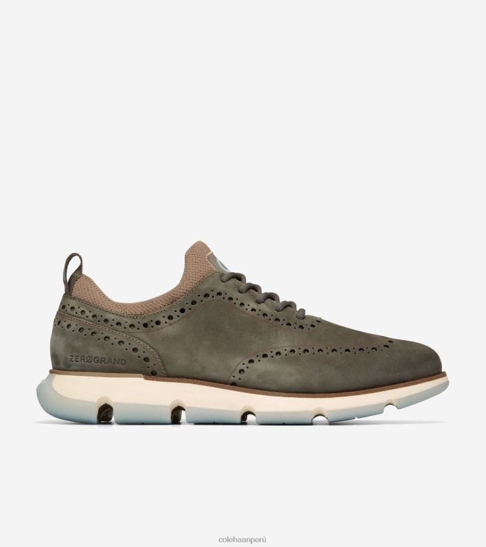 hombres hoja de té-duna-oxford azul Cole Haan 4.zerogrand punta de ala oxford calzado 8FVV368