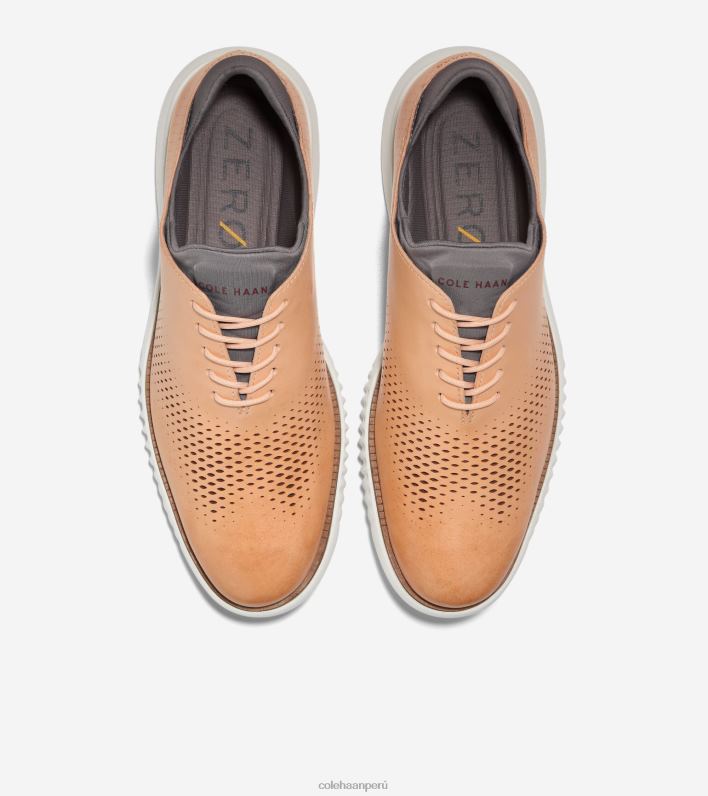 hombres horizonte de la ciudad de bronceado blanqueado-marfil Cole Haan 2. punta de ala láser zerogrand oxford calzado 8FVV267