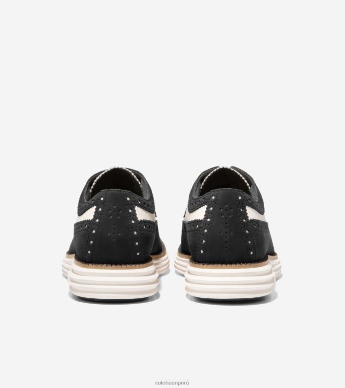 hombres negro-marfil Cole Haan originalgrand remasterizado longwing oxford calzado 8FVV326