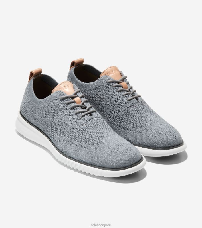 hombres piedra de hierro blanco Cole Haan 2.zerogrand oxford calzado 8FVV273