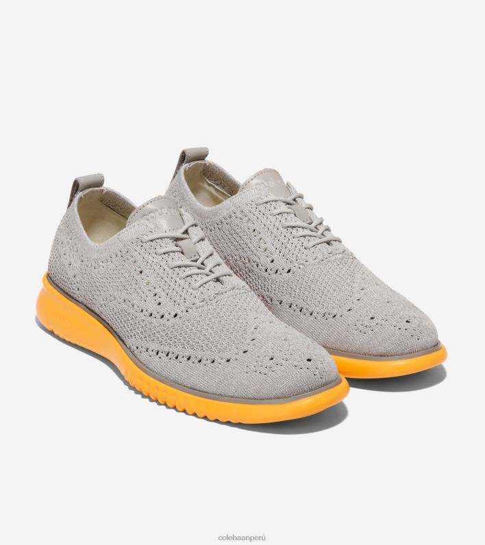 hombres plata abedul-paloma-oro fusion stitchlite Cole Haan 2.zerogrand oxford calzado 8FVV274