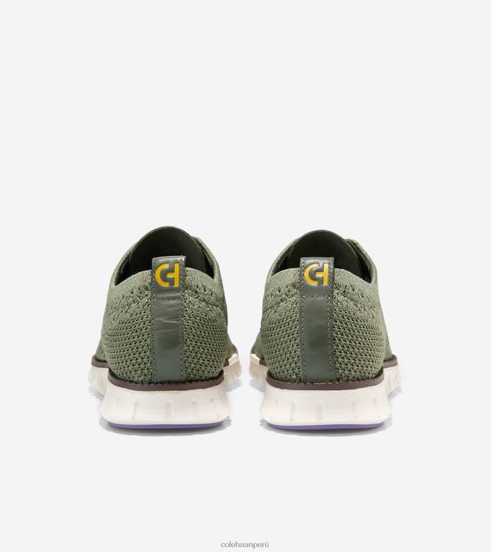 hombres puntada de garza de hoja de té Cole Haan cero gran oxford calzado 8FVV427