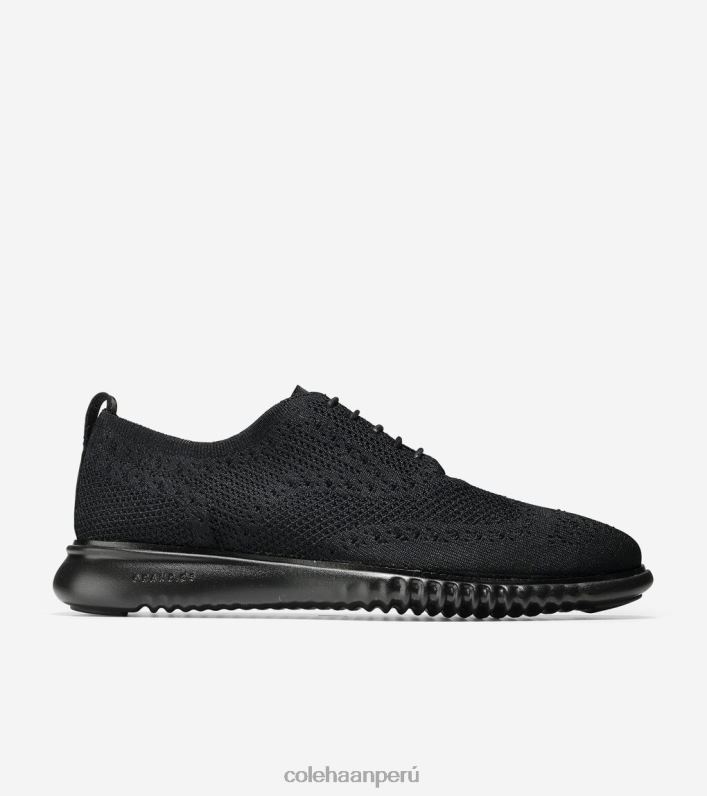 hombres puntada negra Cole Haan 2.zerogrand punta de ala oxford calzado 8FVV276