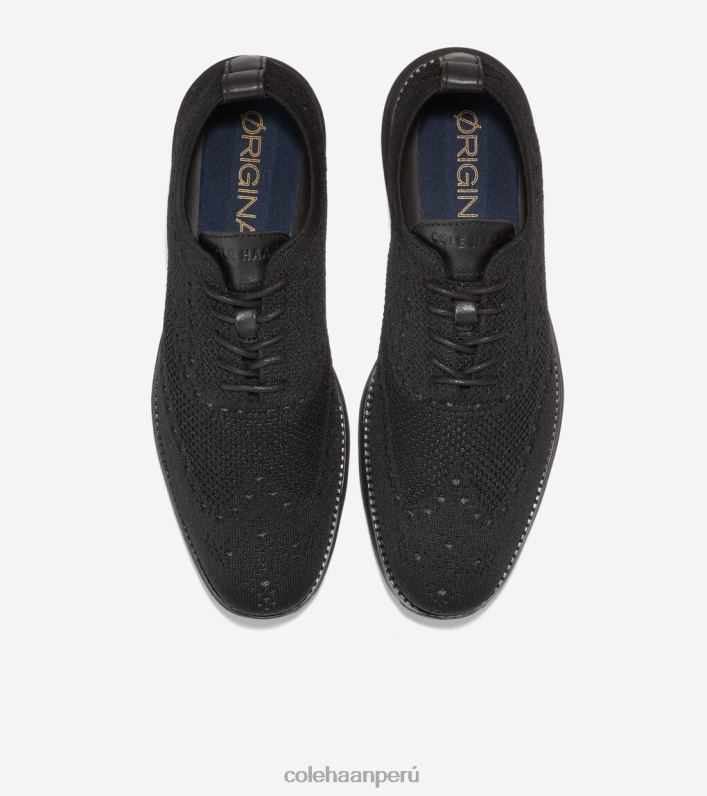 hombres puntada negra Cole Haan oxford de punta de ala grande original calzado 8FVV393