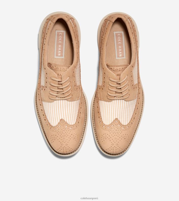 hombres sésamo seersucker-marfil Cole Haan originalgrand remasterizado longwing oxford calzado 8FVV323