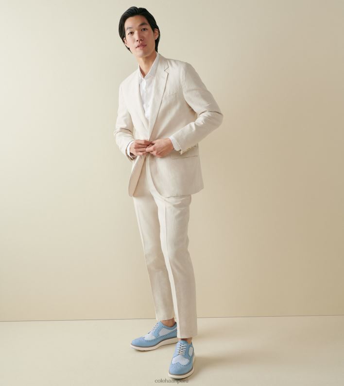 hombres seersucker de campana azul Cole Haan originalgrand remasterizado longwing oxford calzado 8FVV288