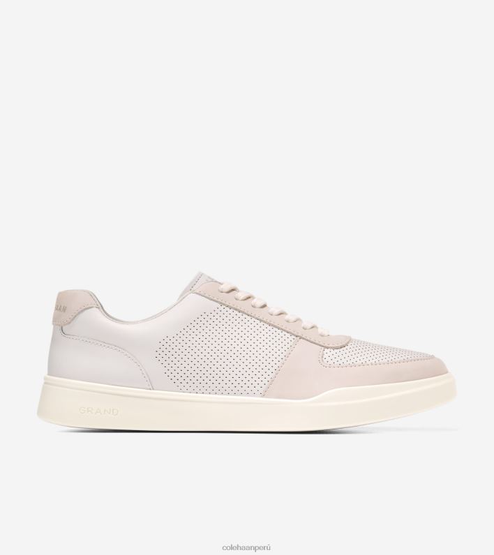 hombres abedul plateado-marfil Cole Haan zapatilla de tenis moderna grand crosscourt calzado 8FVV344