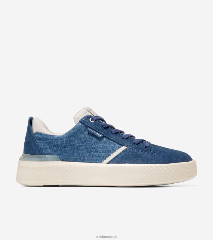 hombres alférez azul-marfil Cole Haan tenis grandpro crew calzado 8FVV307
