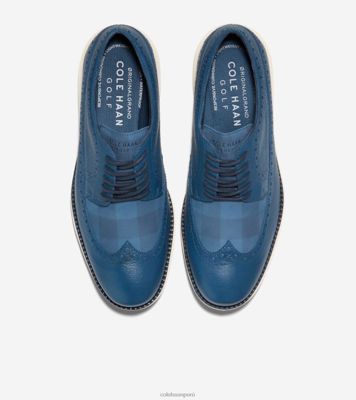 hombres alférez azul-marino blazer-marfil Cole Haan gran zapato de golf original calzado 8FVV406