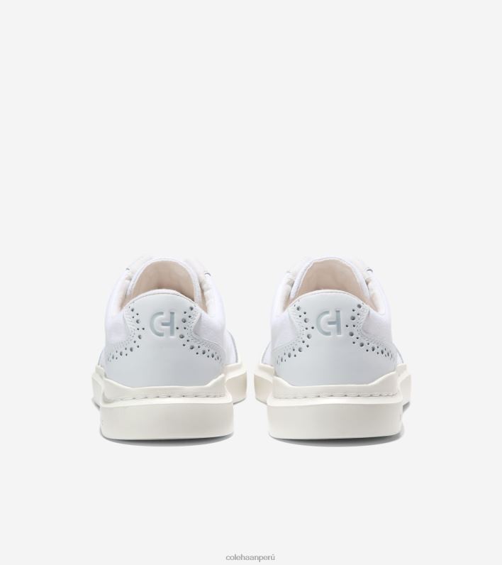 hombres blanco Cole Haan tenis grandpro rally con puntera en t calzado 8FVV351
