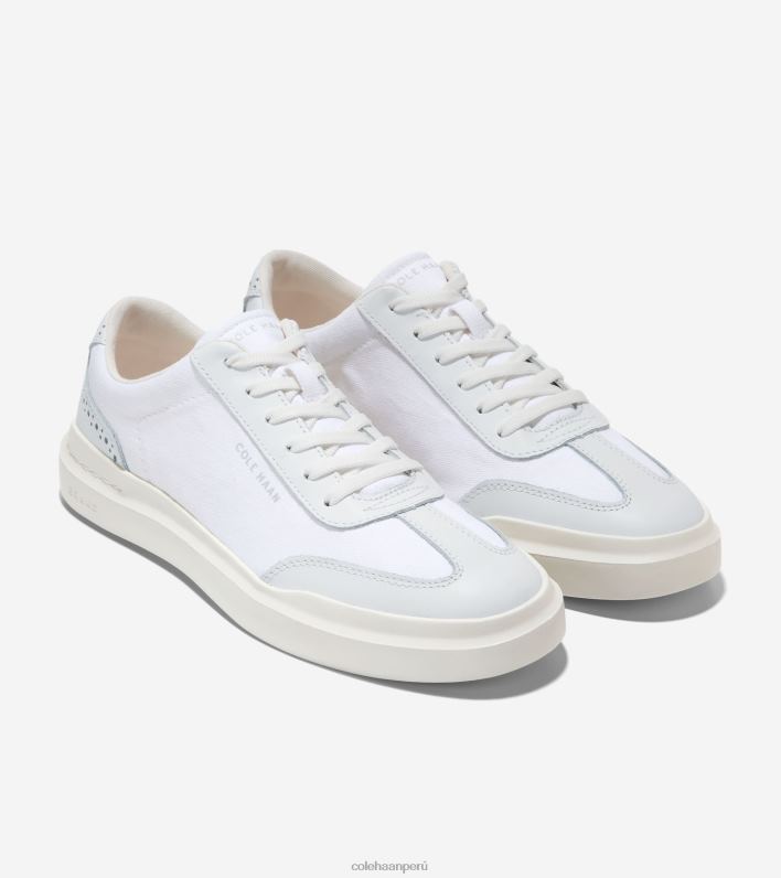 hombres blanco Cole Haan tenis grandpro rally con puntera en t calzado 8FVV351