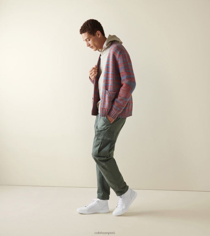 hombres blanco Cole Haan zapatilla de deporte grand crosscourt modern mid calzado 8FVV479