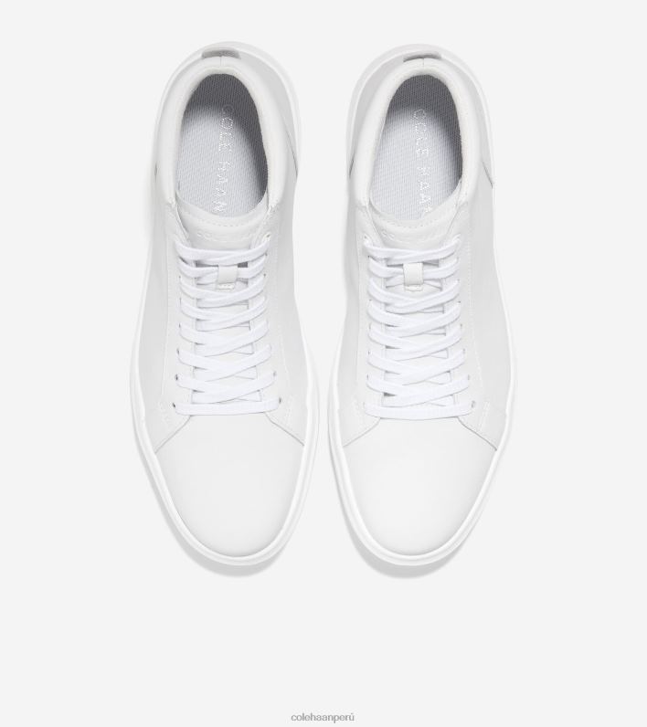 hombres blanco Cole Haan zapatilla de deporte grand crosscourt modern mid calzado 8FVV479